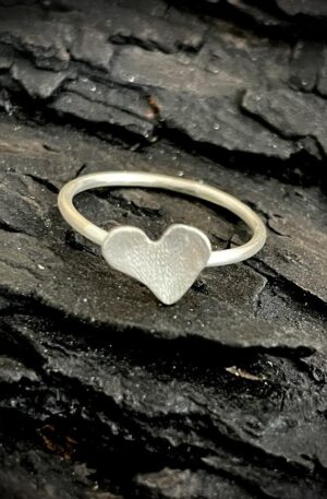 Bague cœur en argent 925