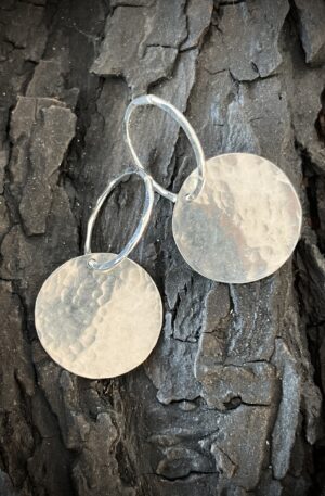Miroirs célestes en argent 925 martelé