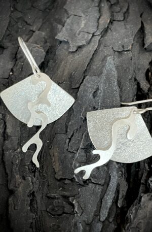 Boucles d'oreilles rivières astrales en argent 925 certifié